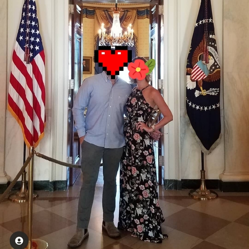 LULU'S floral maxi dress
